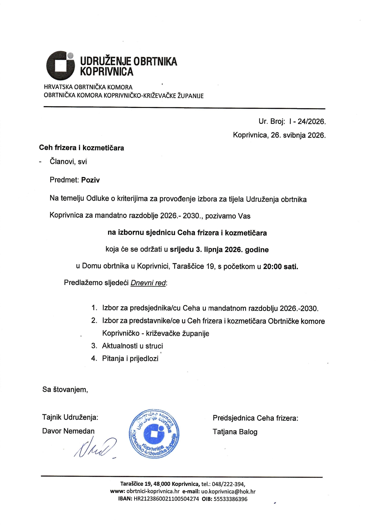 Pozic-ceh frizera i kozmetičara